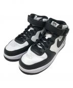 NIKE×stussyナイキ×ステューシー）の古着「Air Force 1 Mid」｜ホワイト×ブラック