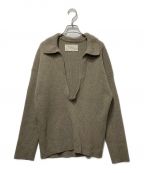 TODAYFULトゥデイフル）の古着「Soft Skipper Knit」｜ベージュ