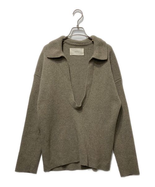 TODAYFUL（トゥデイフル）TODAYFUL (トゥデイフル) Soft Skipper Knit ベージュ サイズ:Fの古着・服飾アイテム