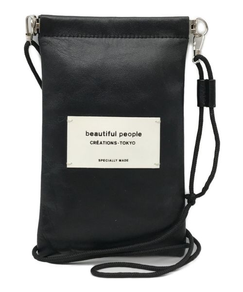 beautiful people（ビューティフルピープル）beautiful people (ビューティフルピープル) leather document case ブラックの古着・服飾アイテム