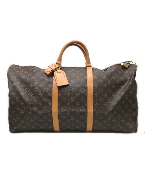 LOUIS VUITTON（ルイ ヴィトン）LOUIS VUITTON (ルイ ヴィトン) キーポル・バンドリエール60 ブラウンの古着・服飾アイテム