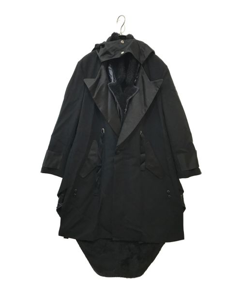 UNDERCOVER（アンダーカバー）UNDERCOVER (アンダーカバー) DETACHABLE COAT ブラック サイズ:1の古着・服飾アイテム