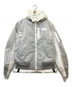 NIKE×sacaiナイキ×サカイ）の古着「NRG LAYERED JKT」｜グレー×ホワイト