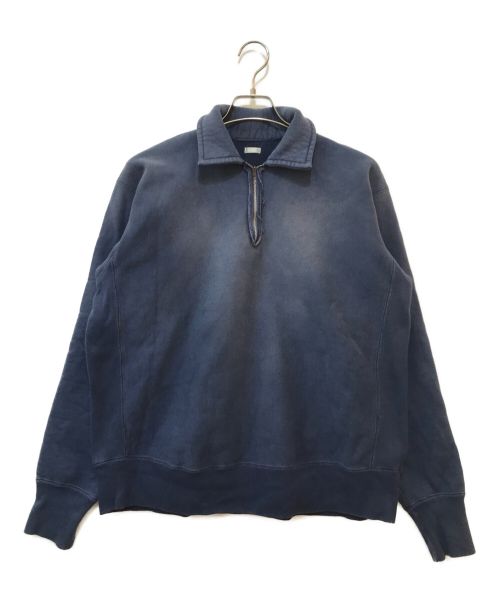 A.PRESSE（アプレッセ）A.PRESSE (アプレッセ) Vintage Half Zip Sweatshirt ネイビー サイズ:3の古着・服飾アイテム