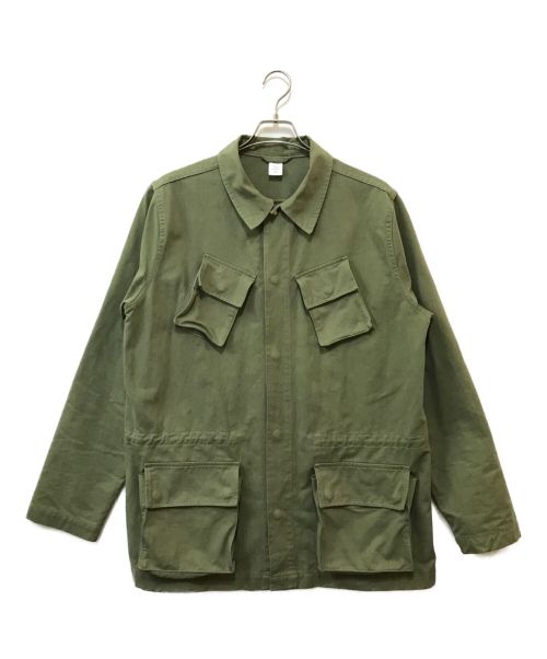 JJJJound（ジョウンド）JJJJound (ジョウンド) utility jacket カーキ サイズ:Lの古着・服飾アイテム