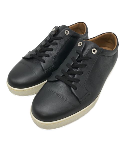 JOHN LOBB（ジョンロブ）JOHN LOBB (ジョンロブ) MOLTONレザースニーカー ブラック サイズ:7 1/2の古着・服飾アイテム