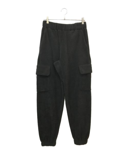 bettaku（ベッタク）bettaku (ベッタク) メルトンフリース イージーカーゴパンツ ブラック サイズ:1の古着・服飾アイテム