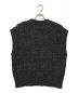 CLANE (クラネ) CLANE SIDE ZIP TWEED KNIT VEST ブラック サイズ:1：8800円