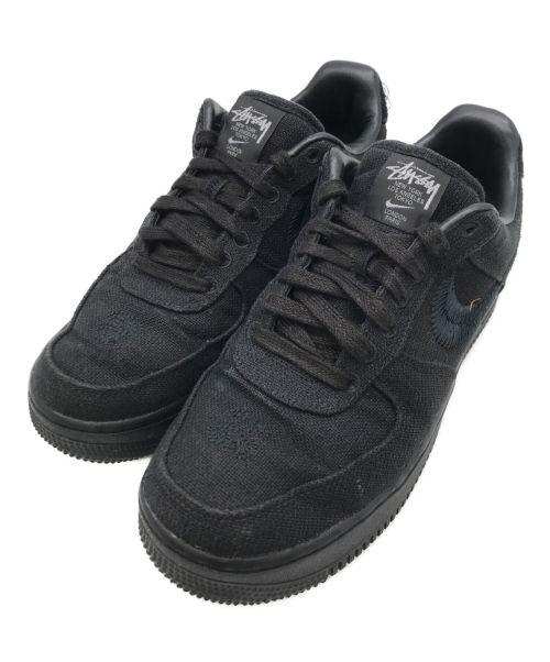 NIKE（ナイキ）NIKE (ナイキ) stussy (ステューシー) AIR FORCE 1 LOW ブラック サイズ:27.5㎝の古着・服飾アイテム