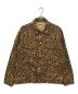 A BATHING APE（アベイシングエイプ）の古着「LEOPARD TRUCKER JACKET」｜ブラウン