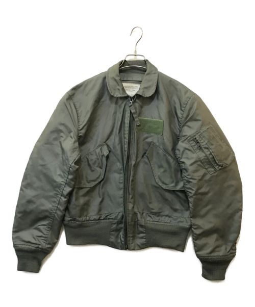 US ARMY（ユーエスアーミー）US ARMY (ユーエス アーミー) フライトジャケット オリーブ サイズ:SMALL【34-36】の古着・服飾アイテム