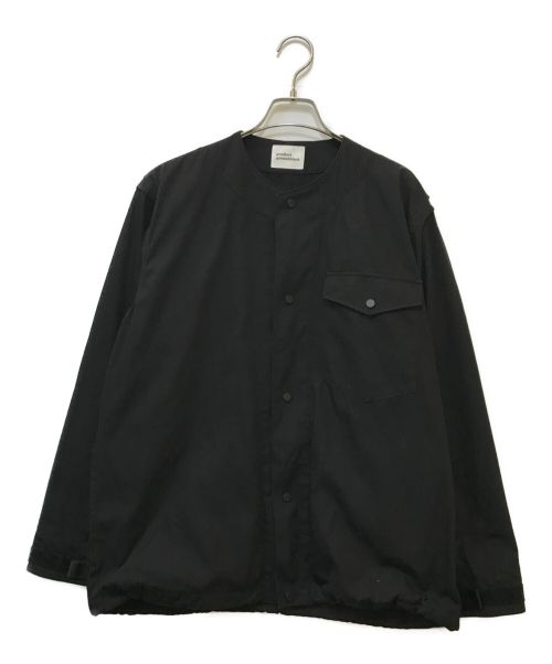 ALMOSTBLACK（オールモストブラック）ALMOSTBLACK (オールモストブラック) ノーカラージャケット ブラック サイズ:1の古着・服飾アイテム