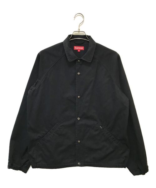 SUPREME（シュプリーム）SUPREME (シュプリーム) ANTIHERO (アンタイヒーロー) Snap Front Twill Jacket ブラック サイズ:Mの古着・服飾アイテム