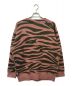 KEBOZ (ケボズ) ZEBRA KNIT CARDIGAN ブラウン×ピンク サイズ:L：8800円