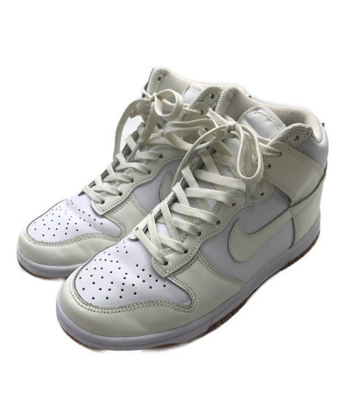 NIKE（ナイキ）NIKE (ナイキ) DUNK HIGH アイボリー サイズ:23.5の古着・服飾アイテム