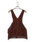 doublet (ダブレット) CUT OFF VELVET VEST ブラウン サイズ:M：12800円