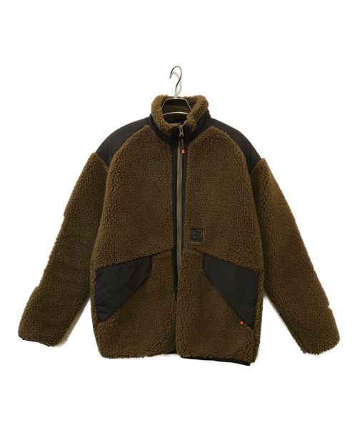 WOOLRICH（ウールリッチ）WOOLRICH (ウールリッチ) TERRA PILE FLEECE JACKET ブラウン サイズ:USA XXS, EU XSの古着・服飾アイテム