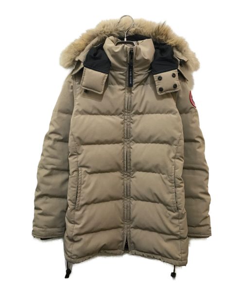 CANADA GOOSE（カナダグース）CANADA GOOSE (カナダグース) BELLEVILLE PARKA ベージュ サイズ:Sの古着・服飾アイテム