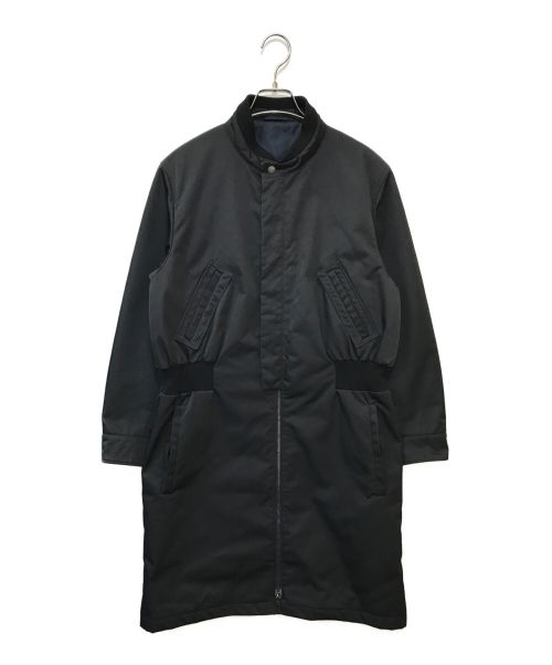 JIL SANDER（ジルサンダー）JIL SANDER (ジルサンダー) ロングブルゾン ブラック サイズ:46の古着・服飾アイテム