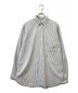 nanamica（ナナミカ）の古着「Button Down Stripe Wind Shirt」｜ホワイト×グレー