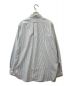 nanamica (ナナミカ) Button Down Stripe Wind Shirt ホワイト×グレー サイズ:XS：8000円