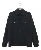 LATERRAラテラ）の古着「CPO SHIRTS BLOUSON」｜ネイビー