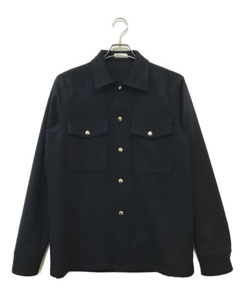 LATERRA（ラテラ）LATERRA (ラテラ) CPO SHIRTS BLOUSON ネイビー サイズ:2の古着・服飾アイテム