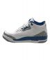 中古・古着 NIKE (ナイキ) AIR JORDAN 3 RETRO ブルー×ホワイト サイズ:US10：17800円