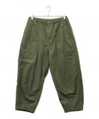 THE NORTHFACE PURPLELABELザ・ノースフェイス パープルレーベル）の古着「Ripstop Wide Cropped Field Pants」｜オリーブ