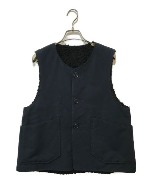 Engineered Garments（エンジニアド ガーメンツ）Engineered Garments (エンジニアド ガーメンツ) Reversible Over Vest ネイビー サイズ:XSの古着・服飾アイテム