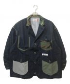 SIVAシヴァ）の古着「3LAYER LIGHT-DENIM WIDE COVERALL JACKET」｜インディゴ