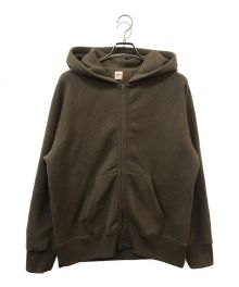 Ron Herman（ロンハーマン）の古着「Vintage Brushed Fleece Sweat Zip Hoodie」｜ブラウン