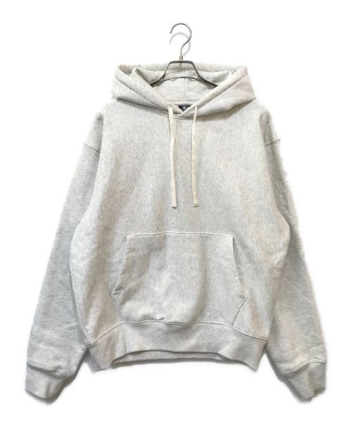 stussy（ステューシー）stussy (ステューシー) BACK HOOD APPLIQUE HOODIE グレー サイズ:Lの古着・服飾アイテム