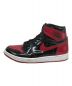 NIKE (ナイキ) AIR JORDAN 1 RETRO HIGH OG レッド×ブラック サイズ:US9.5：12000円