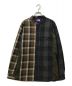 THE NORTHFACE PURPLELABEL（ザ・ノースフェイス パープルレーベル）の古着「Plaid Patchwork Shirt」｜ブラウン×グレー