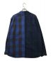 THE NORTHFACE PURPLELABEL (ザ・ノースフェイス パープルレーベル) Plaid Patchwork Shirt ブラック×ブルー サイズ:M：15000円