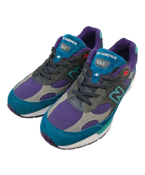 NEW BALANCE（ニューバランス）NEW BALANCE (ニューバランス) BILLY'S (（ビリーズ) ローカットスニーカー ブルー×パープル サイズ:US9 1/2の古着・服飾アイテム