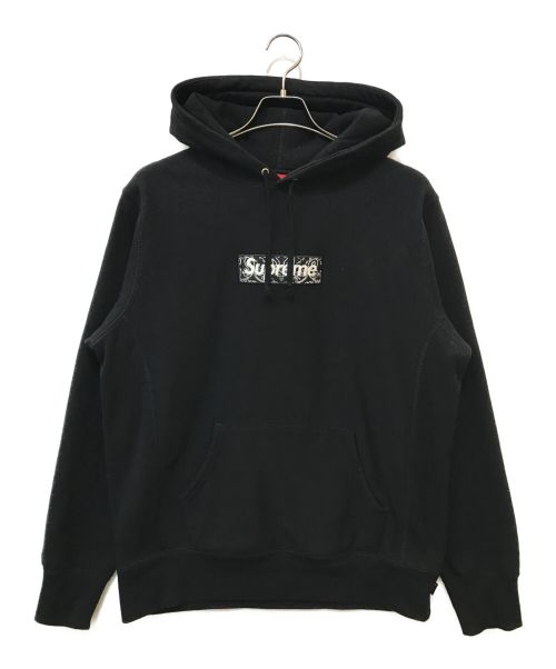 SUPREME（シュプリーム）SUPREME (シュプリーム) Bandana Box Logo Hooded Sweatshirt ブラック サイズ:Mの古着・服飾アイテム