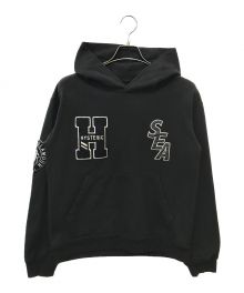 WIND AND SEA×Hysteric Glamour（ウィンド アンド シー×ヒステリックグラマー）の古着「WDS 3rd HOODIE」｜ブラック