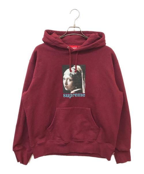 SUPREME（シュプリーム）SUPREME (シュプリーム) Pearl Hooded Sweatshirt ボルドー サイズ:Mの古着・服飾アイテム