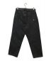 WIND AND SEA (ウィンダンシー) Mid Rise Wide Tapered Jeans ブラック サイズ:M：7800円