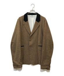 SUNSEA（サンシー）の古着「Mix CHIDORI Check Jacket」｜ブラウン