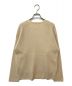 AURALEE (オーラリー) SUPER HARD TWIST RIB KNIT V-NECK PO ベージュ サイズ:1：6800円