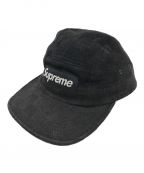 SUPREMEシュプリーム）の古着「Checker Weave Camp Cap」｜ブラック