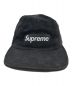 SUPREME (シュプリーム) Checker Weave Camp Cap ブラック：7800円