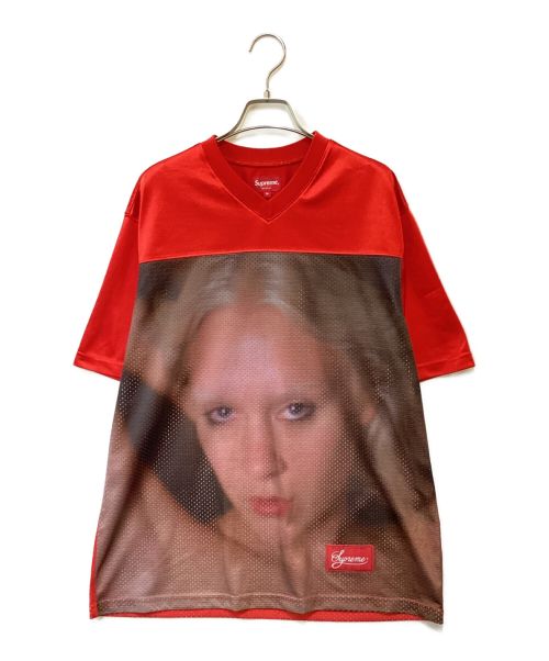 SUPREME（シュプリーム）Supreme (シュプリーム) gummo football top レッド サイズ:Mの古着・服飾アイテム