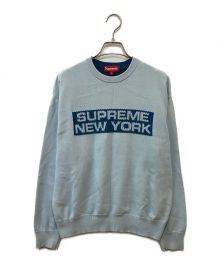 SUPREME（シュプリーム）の古着「2-Tone Sweater」｜ブルー