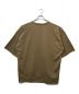 CALEE (キャリー) AEROKNOT OVER SILHOUETTE S/S LIGHT SWEAT ブラウン サイズ:L：5800円