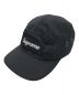 Supreme（シュプリーム）の古着「Box Logo Double Weave Camp Cap」｜ブラック