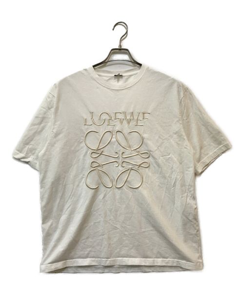 LOEWE（ロエベ）LOEWE (ロエベ) アナグラムTシャツ ホワイト サイズ:Sの古着・服飾アイテム